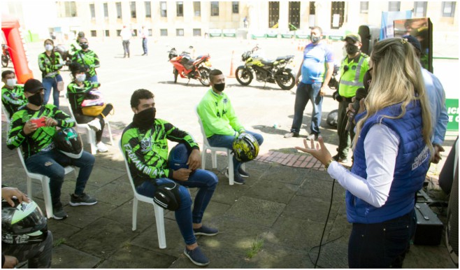 Tránsito de Bucaramanga conmemoró la Semana de la Seguridad Vial