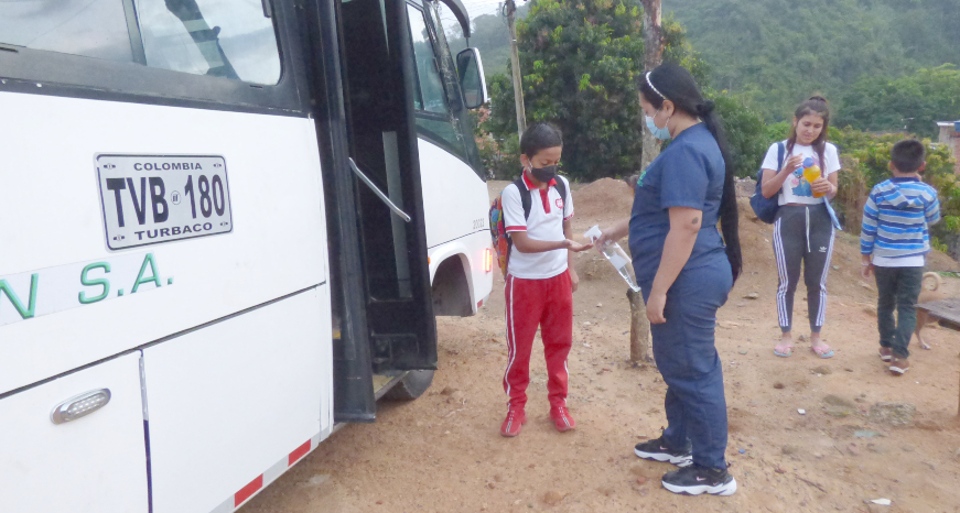 Transporte Escolar, un servicio que le lleva bienestar a los estudiantes de la zona rural